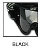 crossbril zwart Pro-grip anti kras+vocht